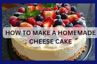 teach you how to make a delicious homemade cheese cake