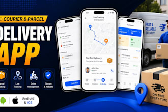 develop a courier and parcel delivery app with live tracking