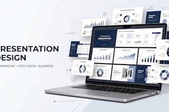 professional powerpoint presentations, pitch decks, and corporate presentations