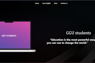 build a responsive angular website or web application