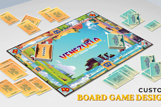 design board game card game tabletop game tcg playing cards rule book box pack