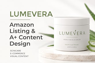 design amazon listing images and a plus content