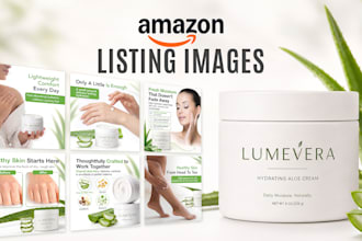 amazon listing images, a plus content and infographics