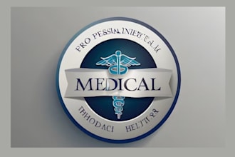 create a unique clinic hospital medicine logo design