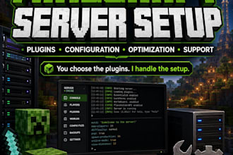 set up, configure, and optimize your minecraft server