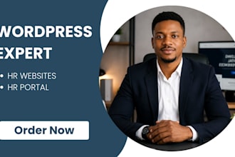 build HR website, HR portal, wordpress job portal