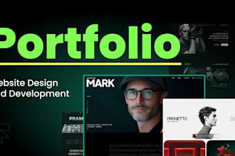 design a framer portfolio and personal brand website