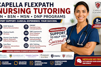 do capella flexpath, rn, bsn, msn, dnp programs