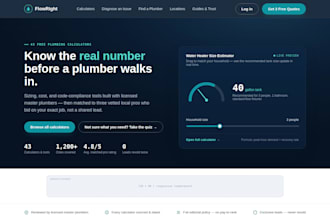 build custom web calculators, lead gen platforms, and nextjs web applications