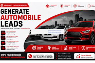 generate automobile leads auto loan lead car insurance lead car dealership leads