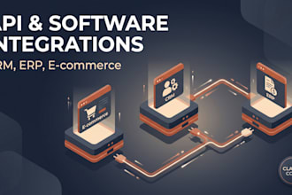 connect your CRM erp and ecommerce with a custom API integration