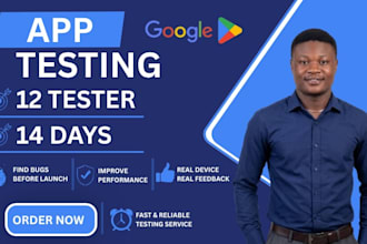 provide 12 testing for google play closed testing