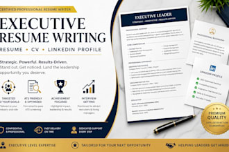 write a board director resume, executive CV, and board biography