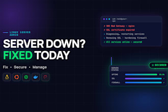 fix, secure and manage your linux vps or dedicated server