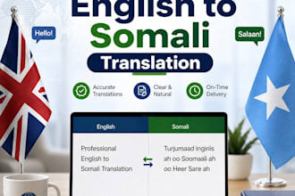 professionally translate english to somali