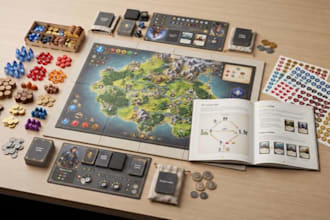 board game mechanics board game design rulebook design card game asset game art