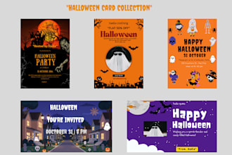 design amazing halloween cards and greeting cards