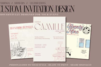 design a custom invitation