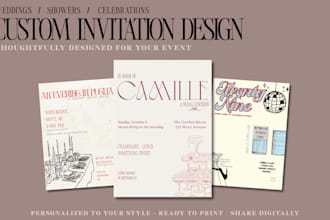 design a custom invitation
