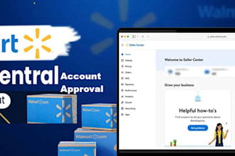 create, setup and approve your walmart seller central marketplace store