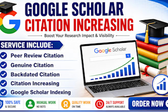 increase google scholar citation, backdated citation