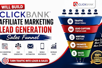 build clickbank affiliate marketing lead generation sales funnel
