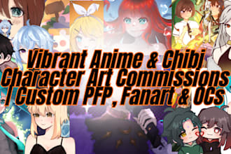 draw chibi and anime illustrations