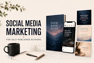 create social media marketing for self published authors