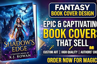 do professional kdp print book cover design and ebook cover design