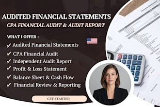 audit financial statements and provide a CPA audit report