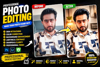 design high CTR youtube thumbnails and image editing