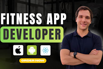develop a custom fitness app, workout app or gym app