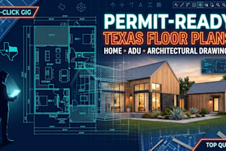 create custom texas home and adu floor plans for builders and investors