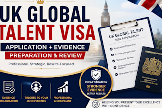 help you build a strong UK global talent visa endorsement