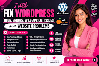fix wordpress bugs errors wordpress wild apricot issues and website problems