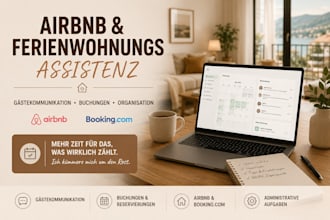 be your airbnb and booking virtual assistant