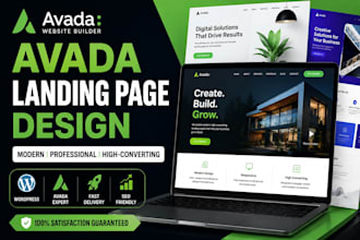 a high converting avada wordpress landing page