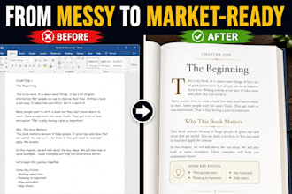 format your book, manuscript, or novel for KDP, paperback, and ebook