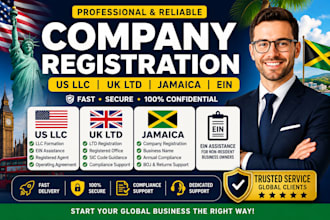 register a US llc for non residents with ein and registered agent