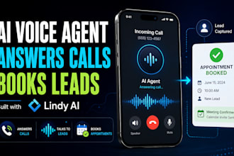 build a lindy ai agent that answers calls and books leads
