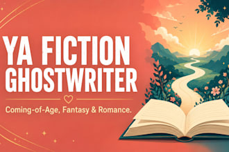 young adult ya fiction ghostwriter coming of age fantasy romance novelist