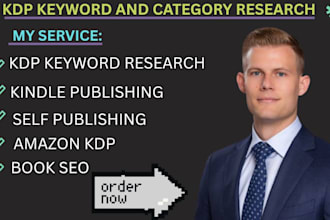 research KDP keywords and categories for your book