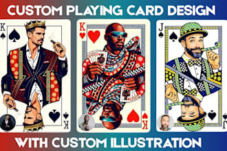 design custom playing card deck tarot cards oracle deck card box mockup design