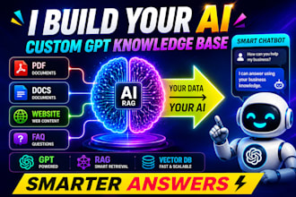 create a custom knowledge base chatgpt ai chatbot trained on your data