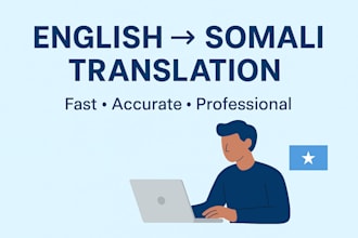 translate english to somali and somali to english accurately