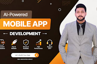 build ai mobile app, ios android ai app development as flutter ai developer