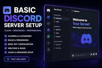 discord setup for your server