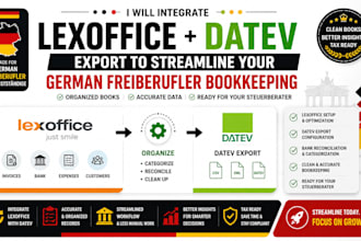do lexoffice bookkeeping with datev export for german freiberufler
