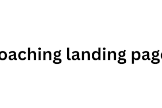 mechanic landing page design