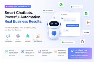 an chat bot for website or whatsapp integrated